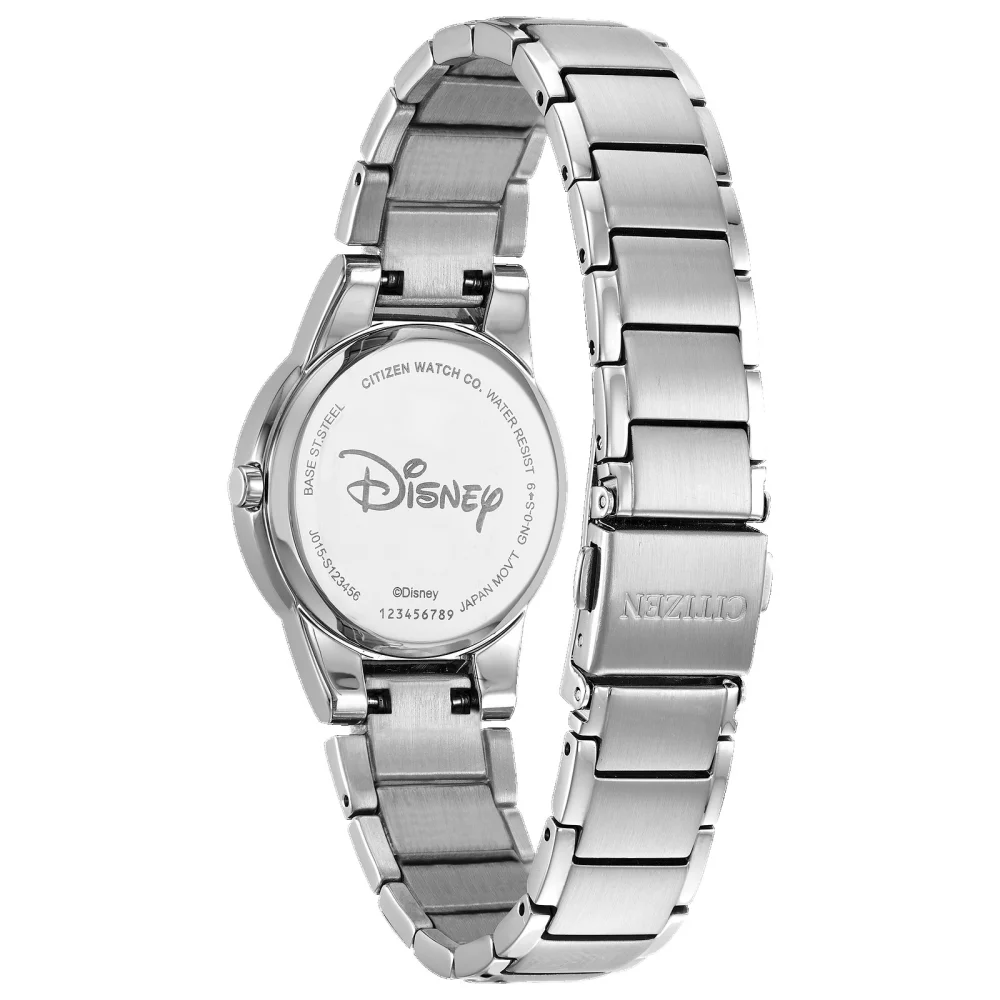 Montre Citizen® Disney© Collection pour femmes avec Mickey Mouse™ en argent et diamants.
