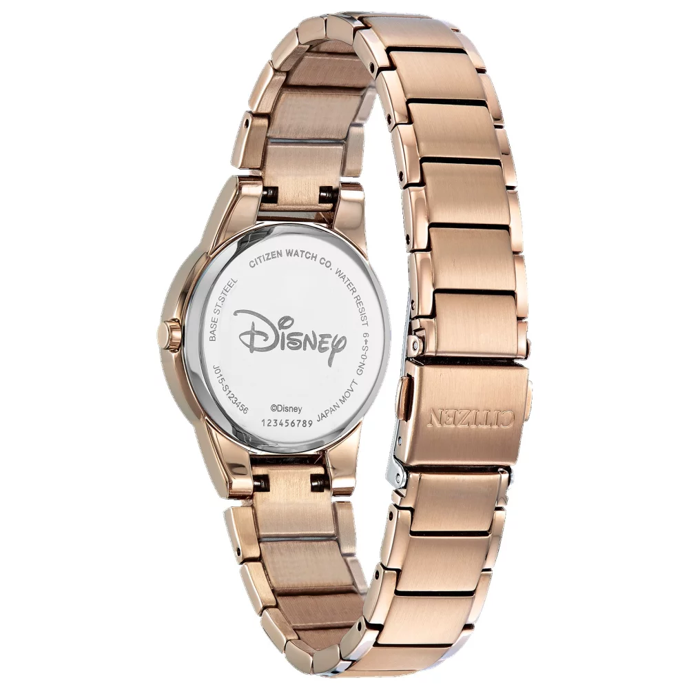 Montre Citizen® Disney© Collection pour femmes en or rose avec Mickey Mouse™ et diamants