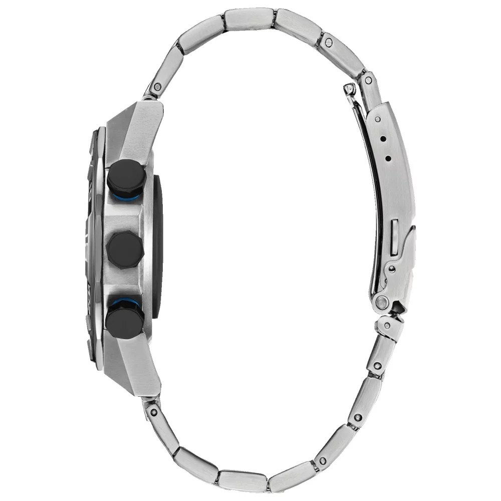 Citizen® Smartwatch Collection Men's Silver CZ Smart Hybrid Watch