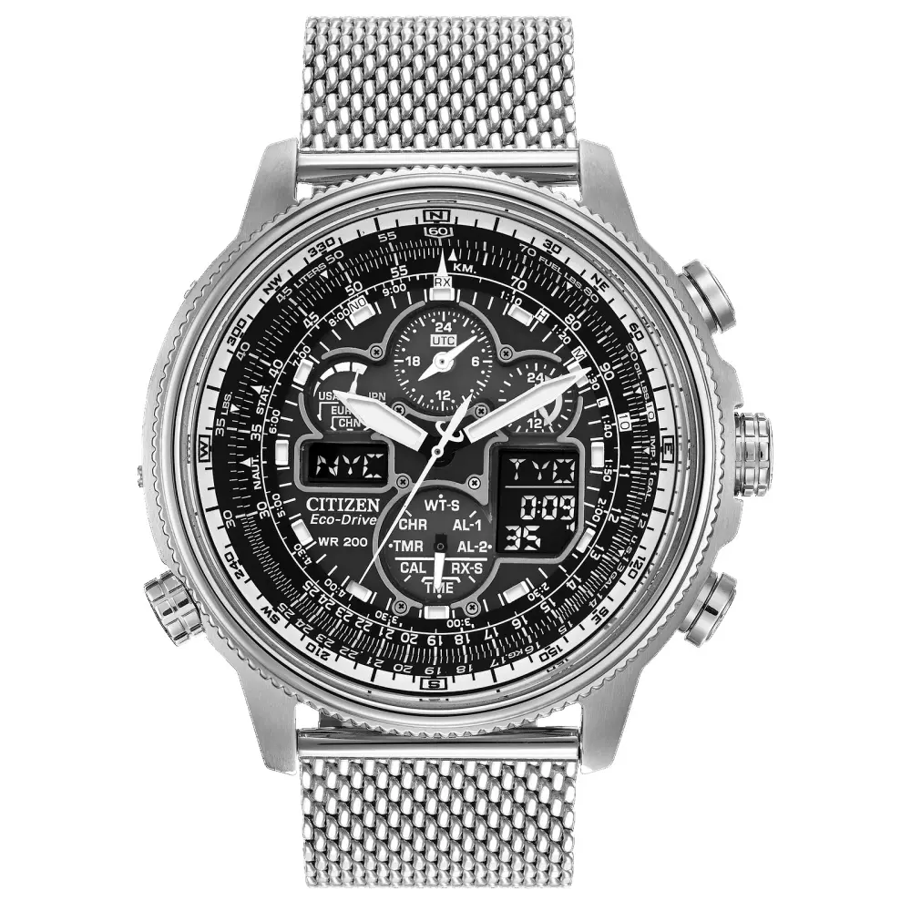 Montre Citizen® Promaster Air Collection Navihawk A-T pour homme en argent