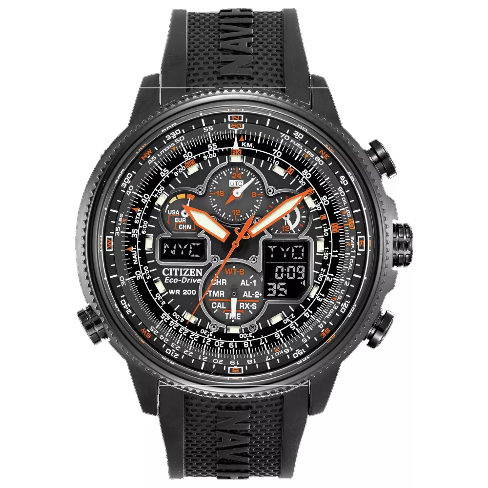Montre Citizen® Promaster Air Collection Navihawk A-T pour hommes en noir