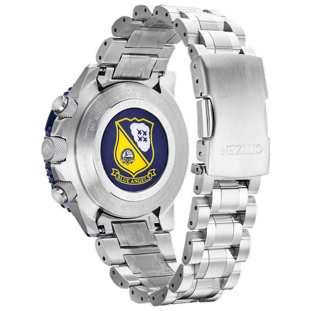 Montre Citizen® Promaster Air Collection Men's Blue Angels Skyhawk A-T avec accents jaunes