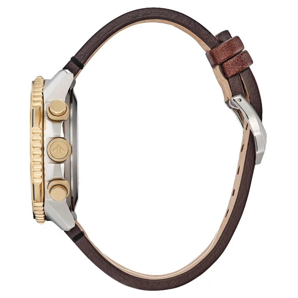 Citizen® Promaster Air Collection Men's Gold Skyhawk A-T Watch w/Leather Strap