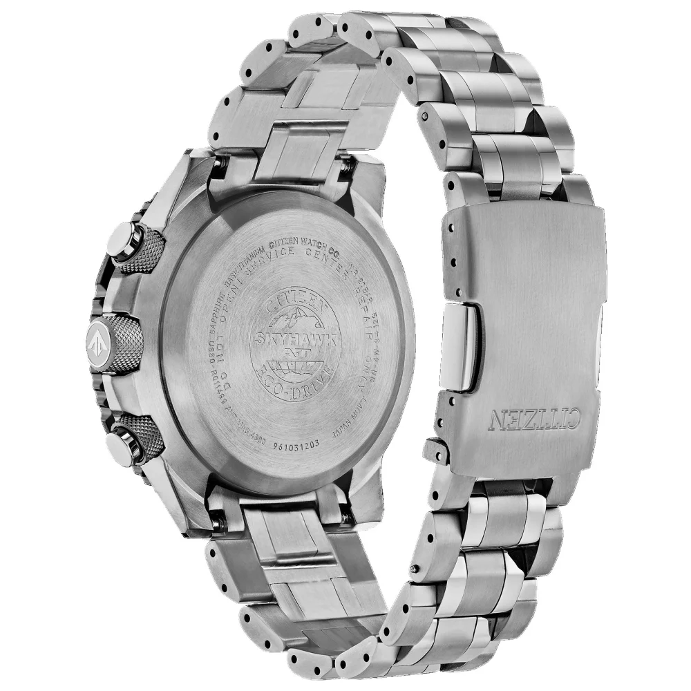 Montre Citizen® Promaster Air Collection Skyhawk A-T pour hommes avec accents orange.
