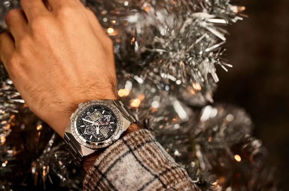 Montre Citizen® Promaster Air Collection pour homme, Skyhawk A-T en argent