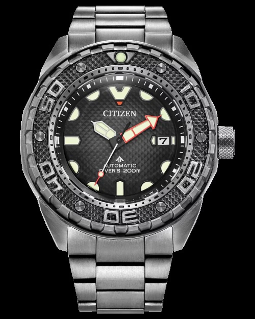 Montre Citizen® Promaster Dive Automatic Collection pour homme en argent avec fermoir extensible