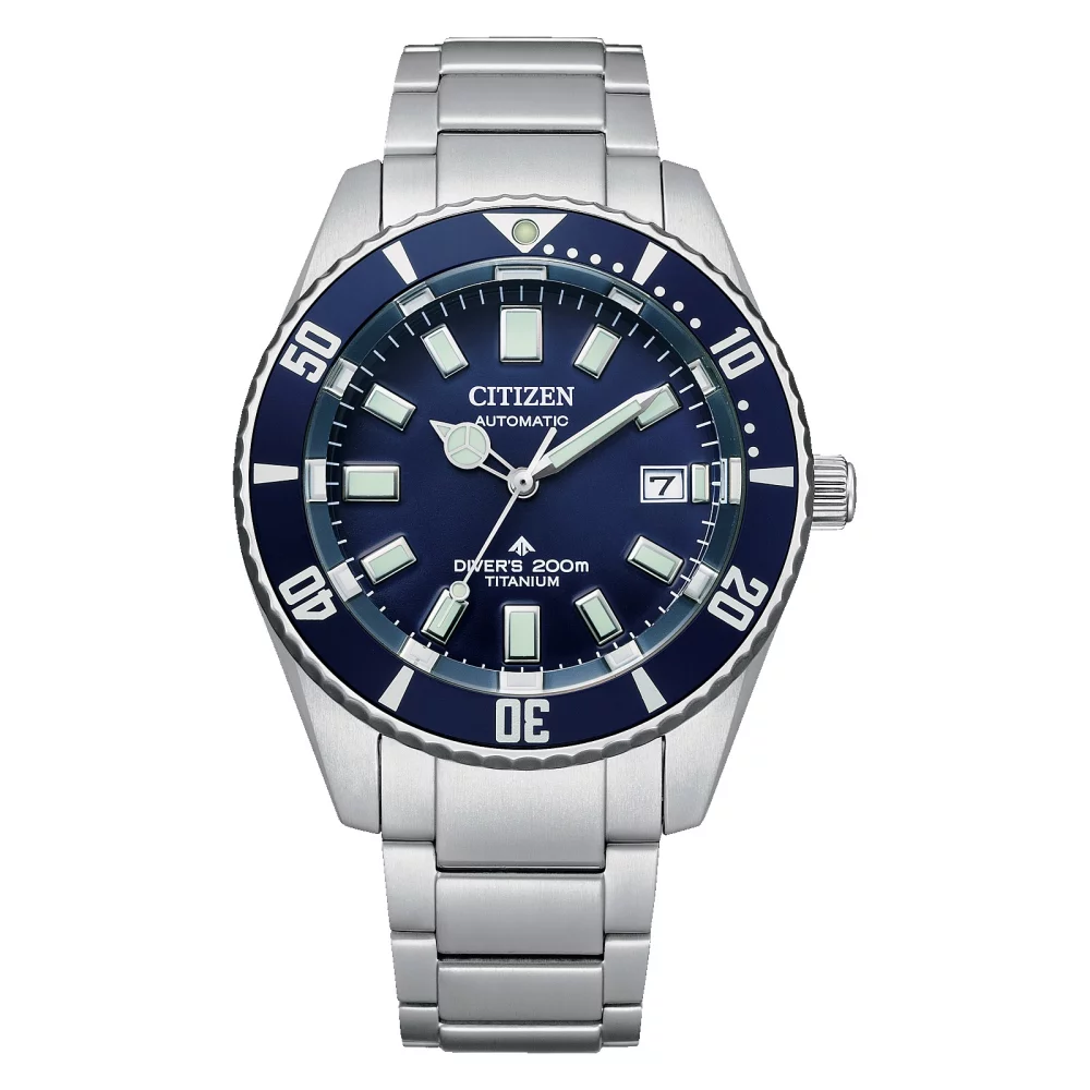 Citizen® Promaster Dive Automatic Collection Men's Fujitsubo Watch w/Round Blue Dial