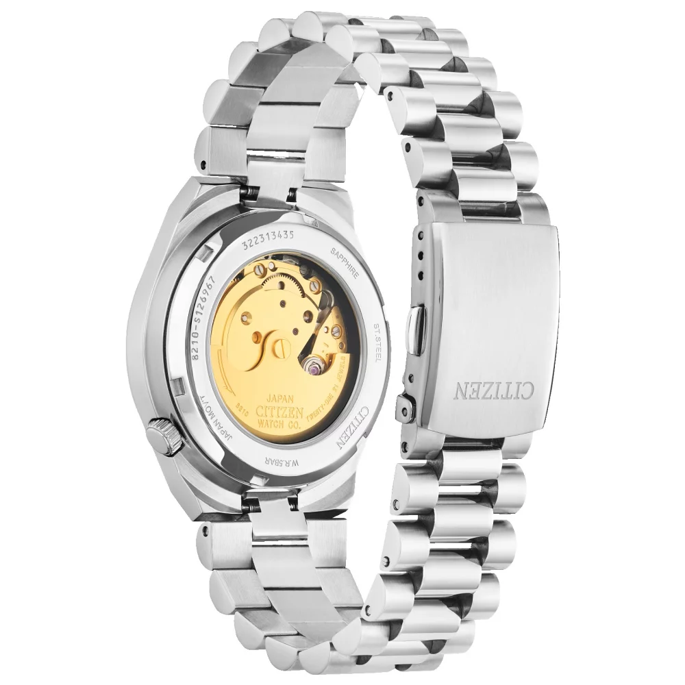 Citizen® "Tsuyosa" Collection Men's Automatic Watch w/Round Aqua Blue Dial