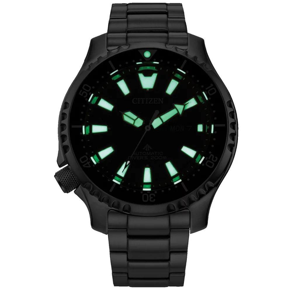 Montre Citizen® Promaster Dive Automatic Collection pour homme avec cadran rond bleu.