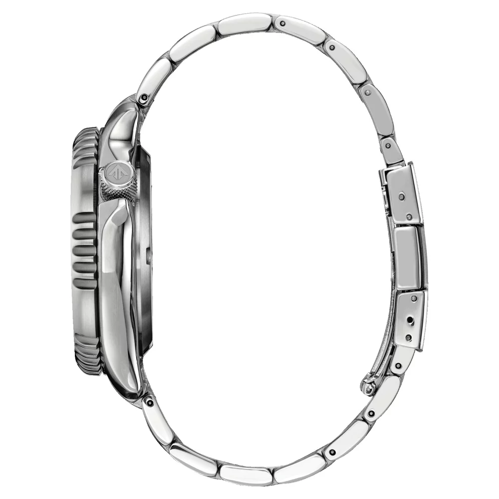 Citizen® Promaster Dive Automatic Collection Men's Silver Watch w/Round Blue Dial