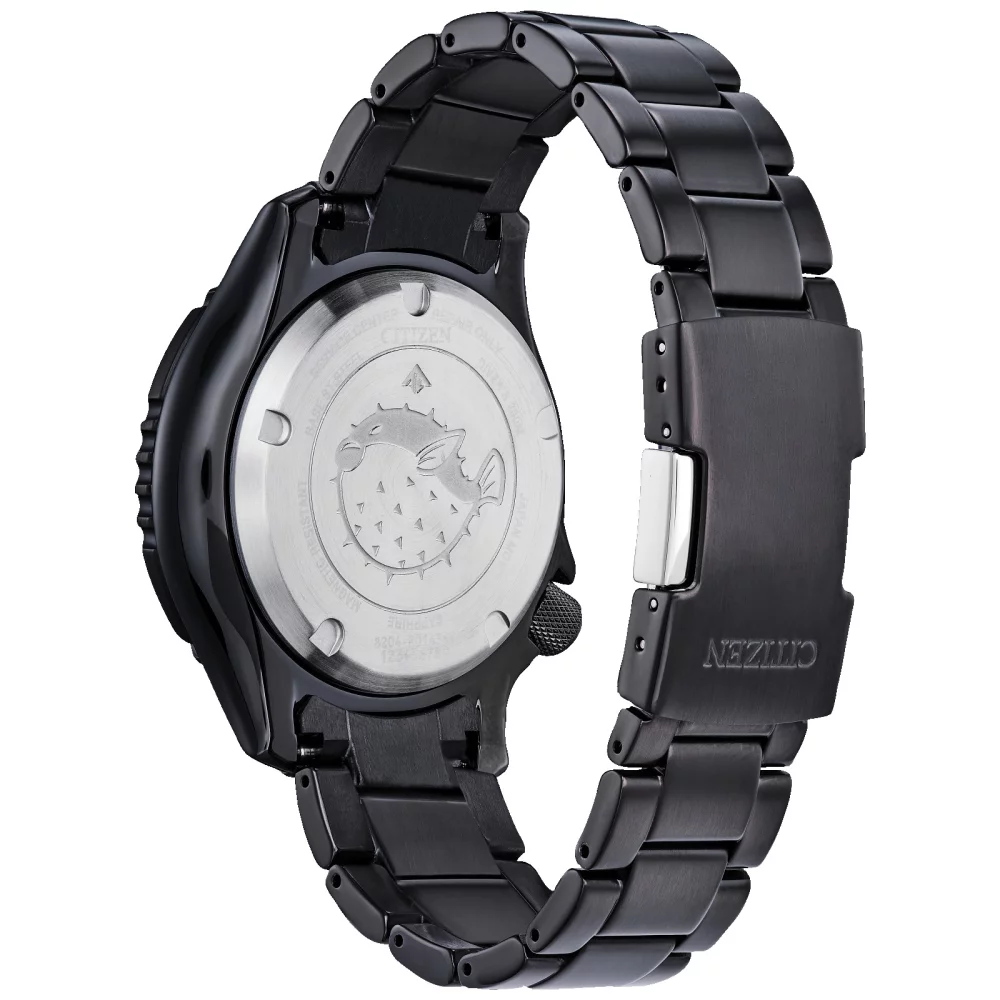 Montre Citizen® Promaster Dive Automatic Collection pour homme avec cadran entièrement lumineux en noir.