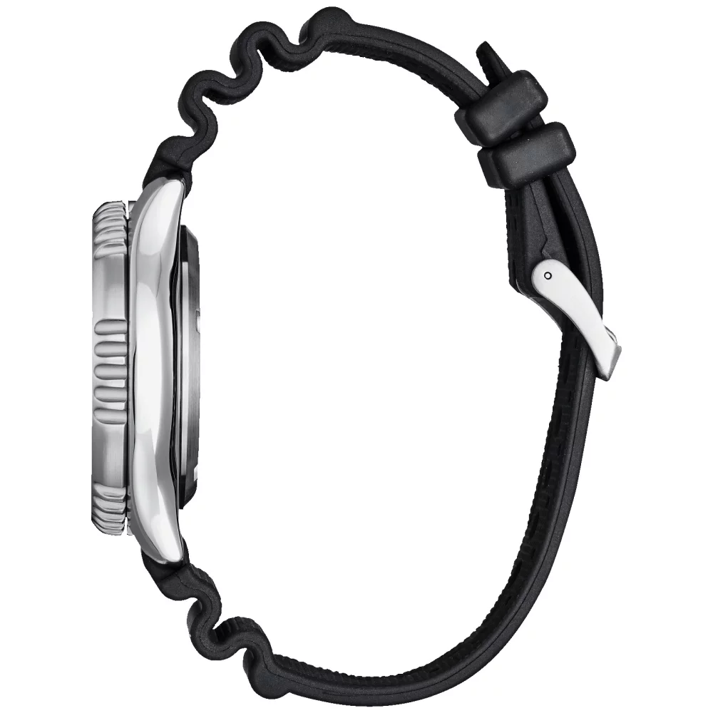 Citizen® Promaster Dive Automatic Collection Men's Silver Watch w/Red Bezel