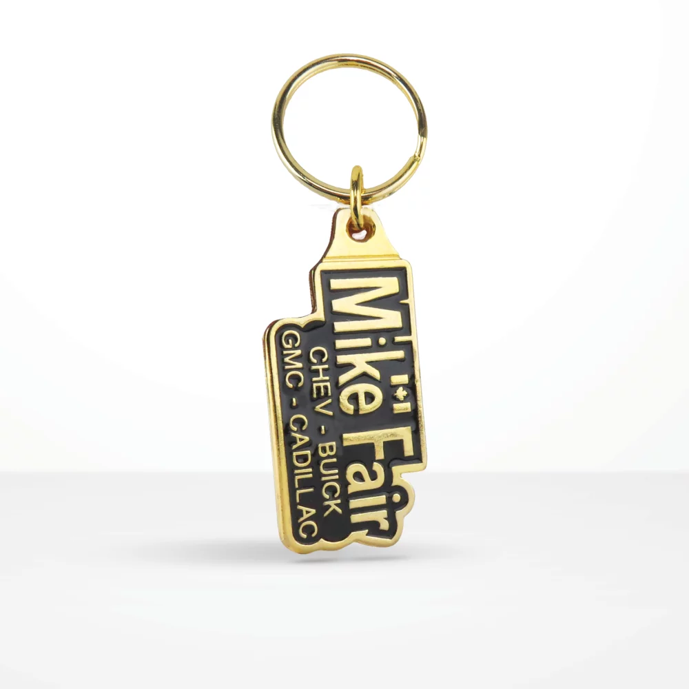 Custom Shape Hand Crafted Metal Keychain