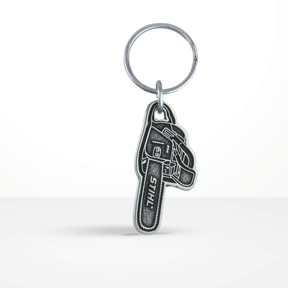 Custom Shape Hand Crafted Metal Keychain