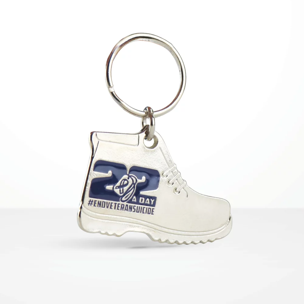 Custom Shape Hand Crafted Metal Keychain