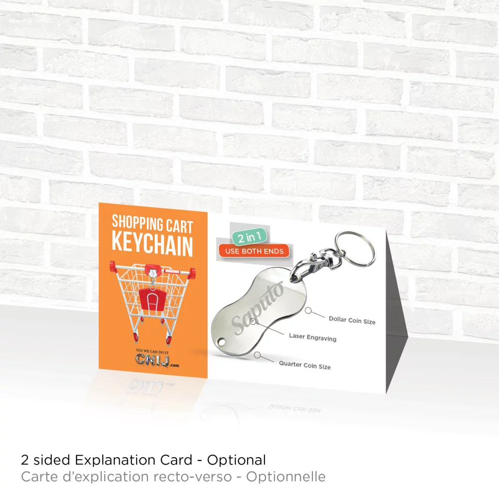 Jeton de chariot d'achat (2 pièces de la taille d'un dollar)