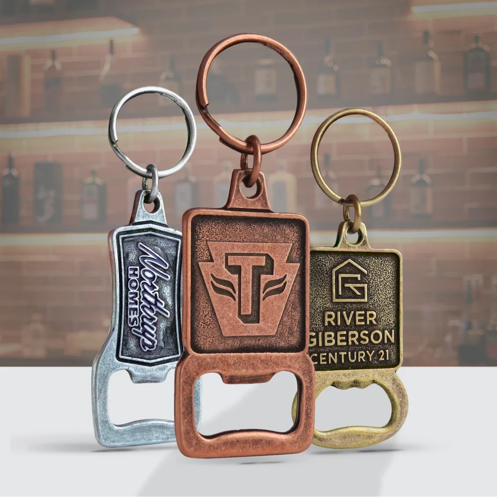 Custom Shape Metal Bottle Opener Key Chain