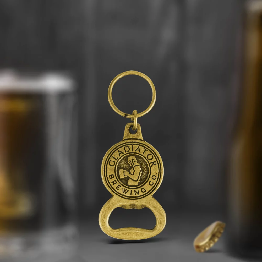 Custom Shape Metal Bottle Opener Key Chain