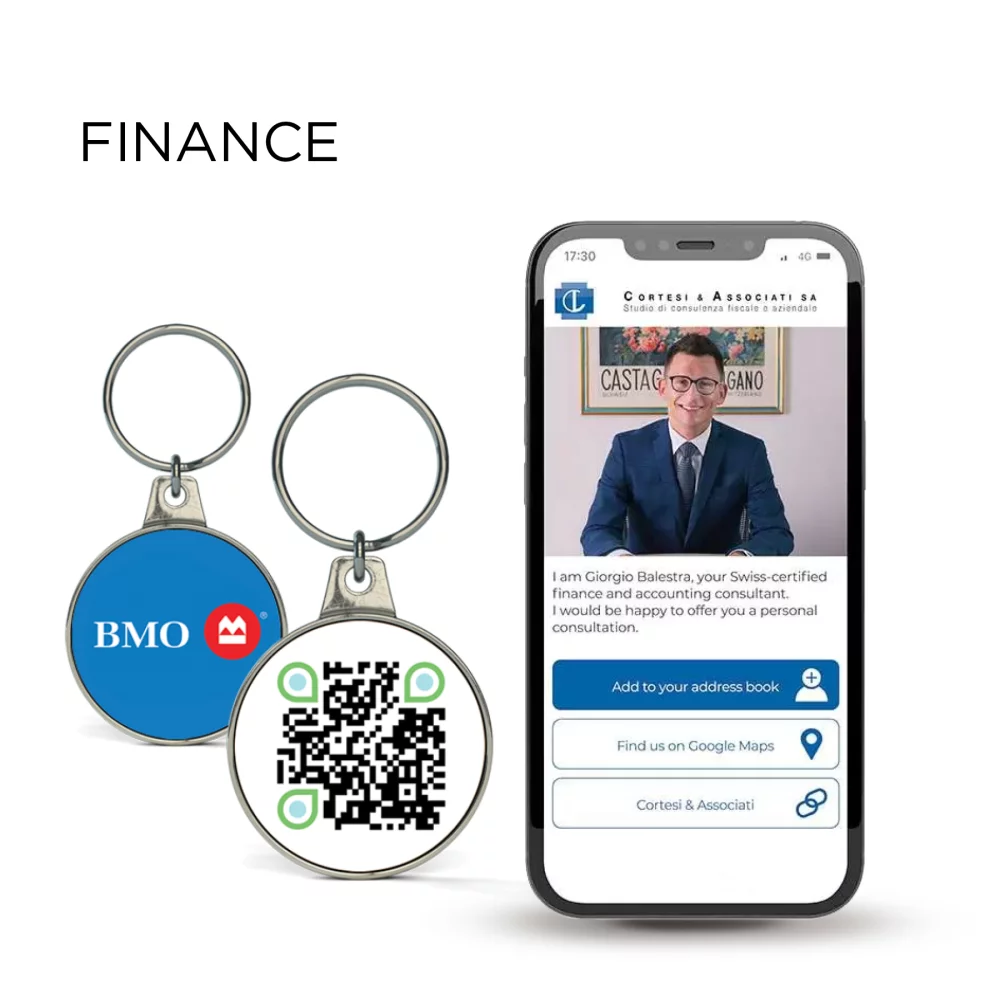 Qr Code Key Chain Custom Shape