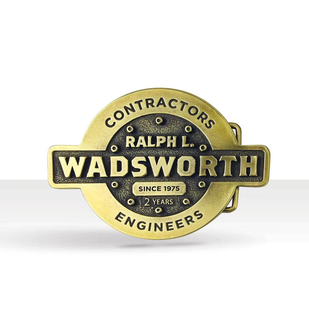 Belt Buckle - Custom Shape (3 x 4 in - Classic)