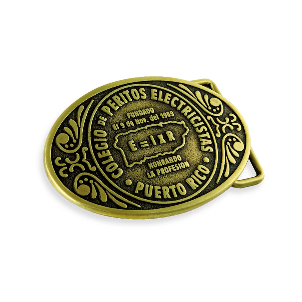 Belt Buckle - Custom Shape (3 x 4 in - Classic)