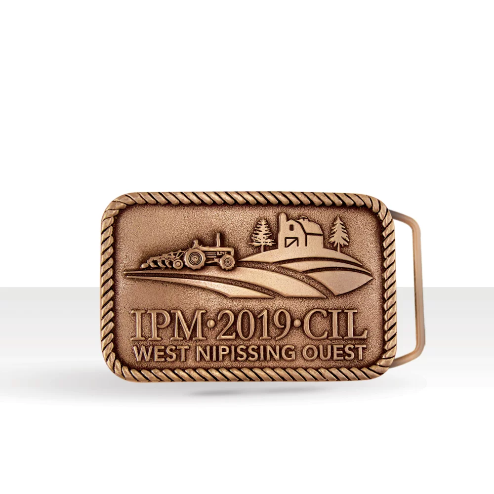 Belt Buckle - Custom Shape (3 x 4 in - Classic)