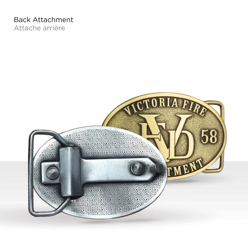 Belt Buckle - Custom Shape (3 x 4 in - Classic)