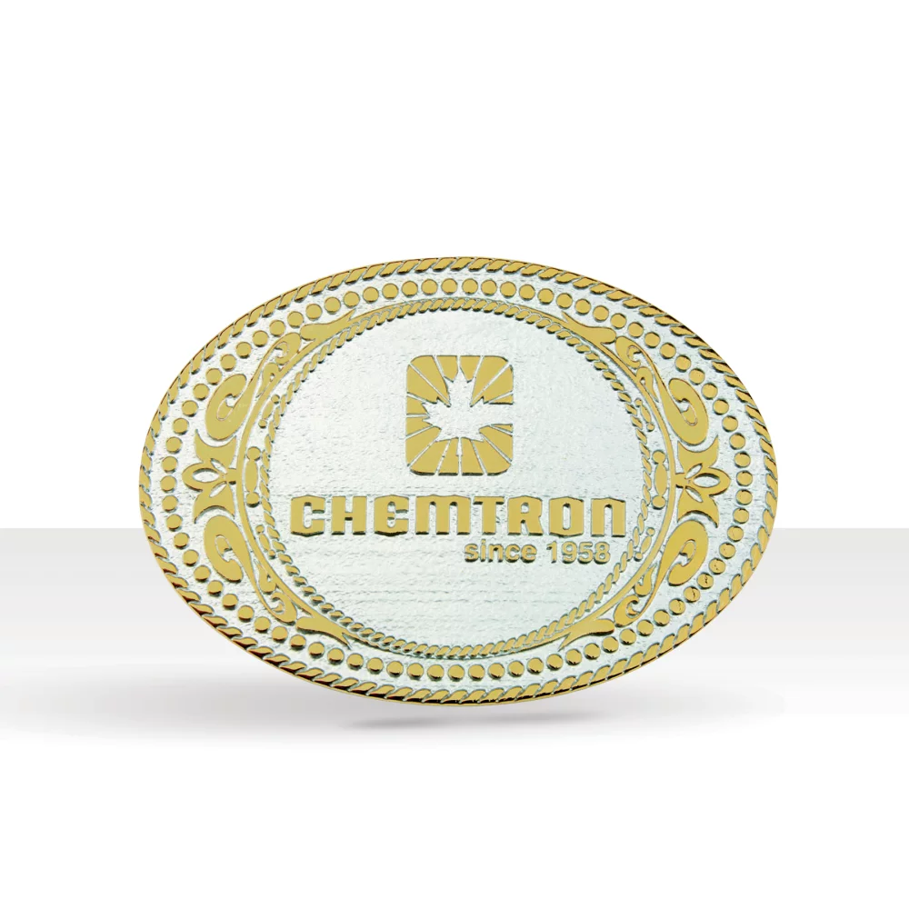 2-Tone Classic Belt Buckle (3 x 4 in)