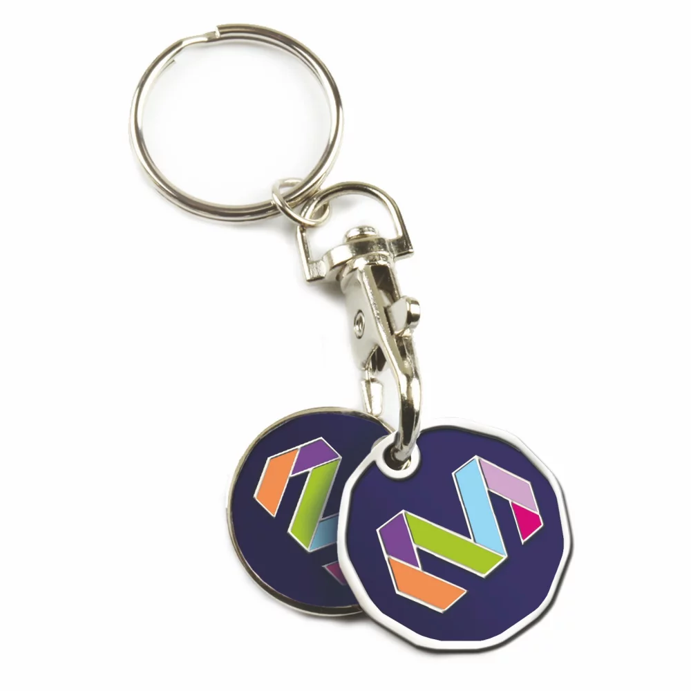 Jeton de chariot de magasinage (2 pièces de la taille d'un quart)