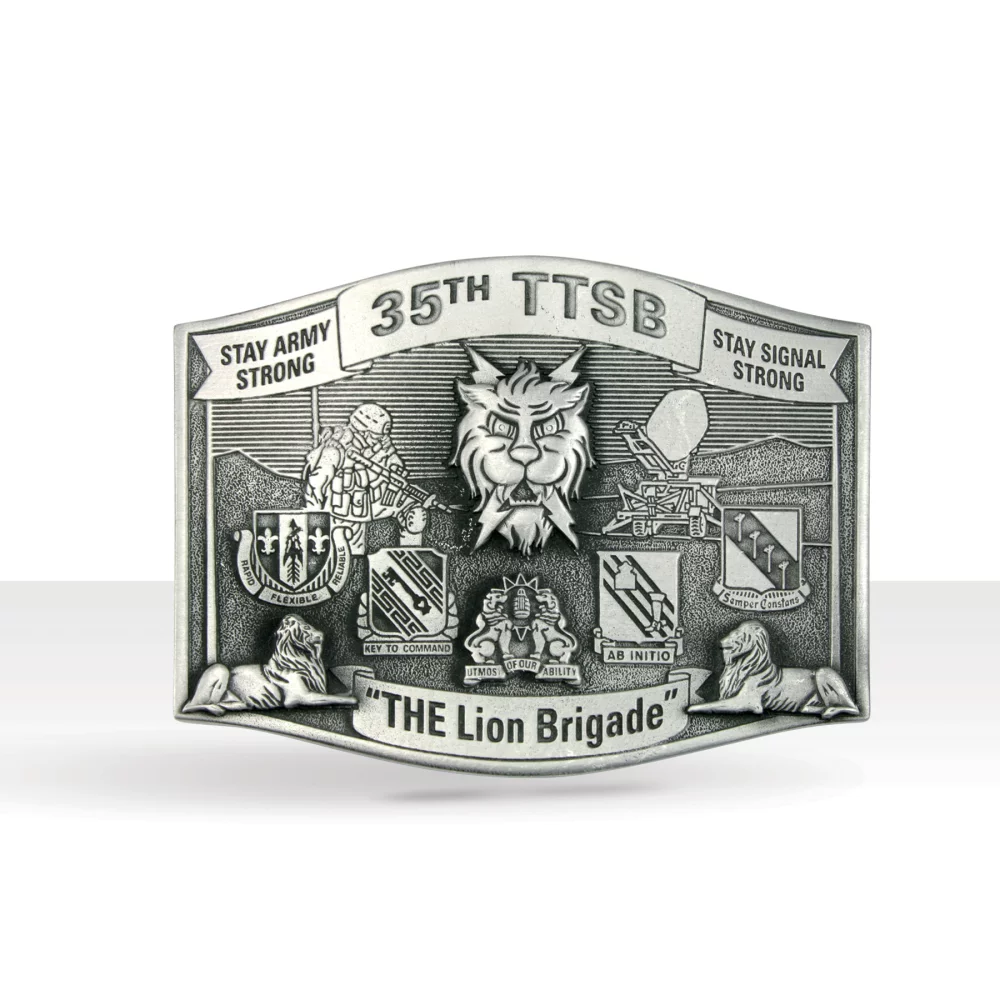 3D Classic Belt Buckle (2 x 3 in)