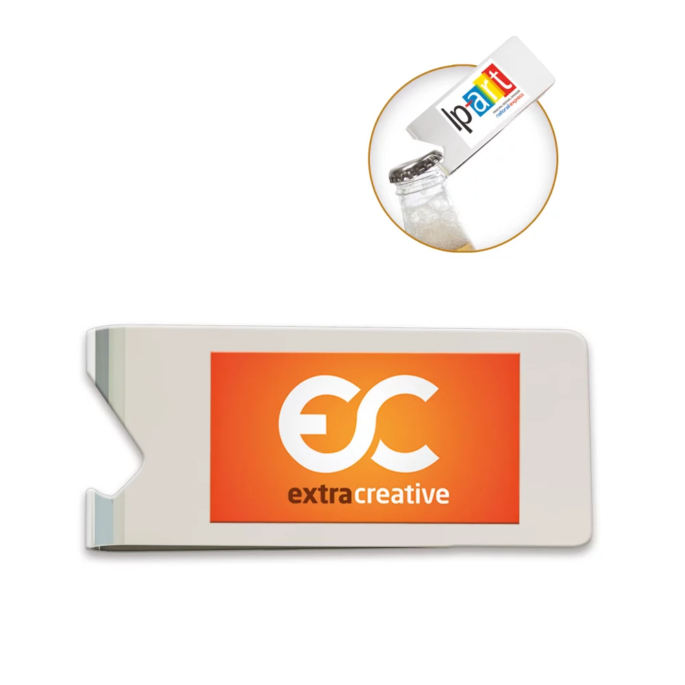 Pince à billets / Décapsuleur (Étiquette Photoart)