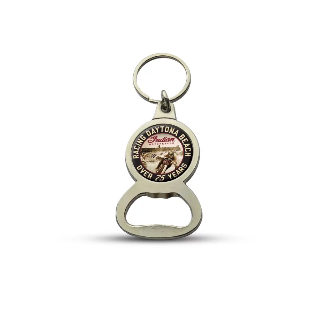 Porte-clés rond avec ouvre-bouteille (10-15 jours)