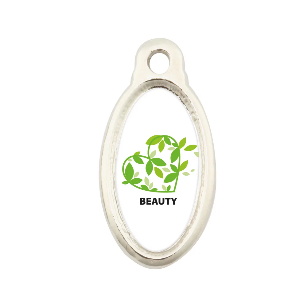 Breloque de stock ovale