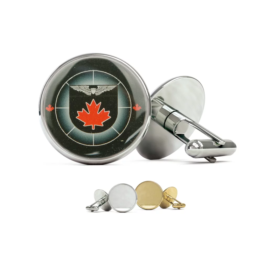 Boutons de manchette avec épingle de revers classique avec photoart (jusqu'à 0,75 pouce)