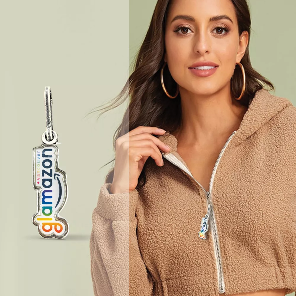 Tirettes de fermeture éclair personnalisées (jusqu'à 1,25 pouce)