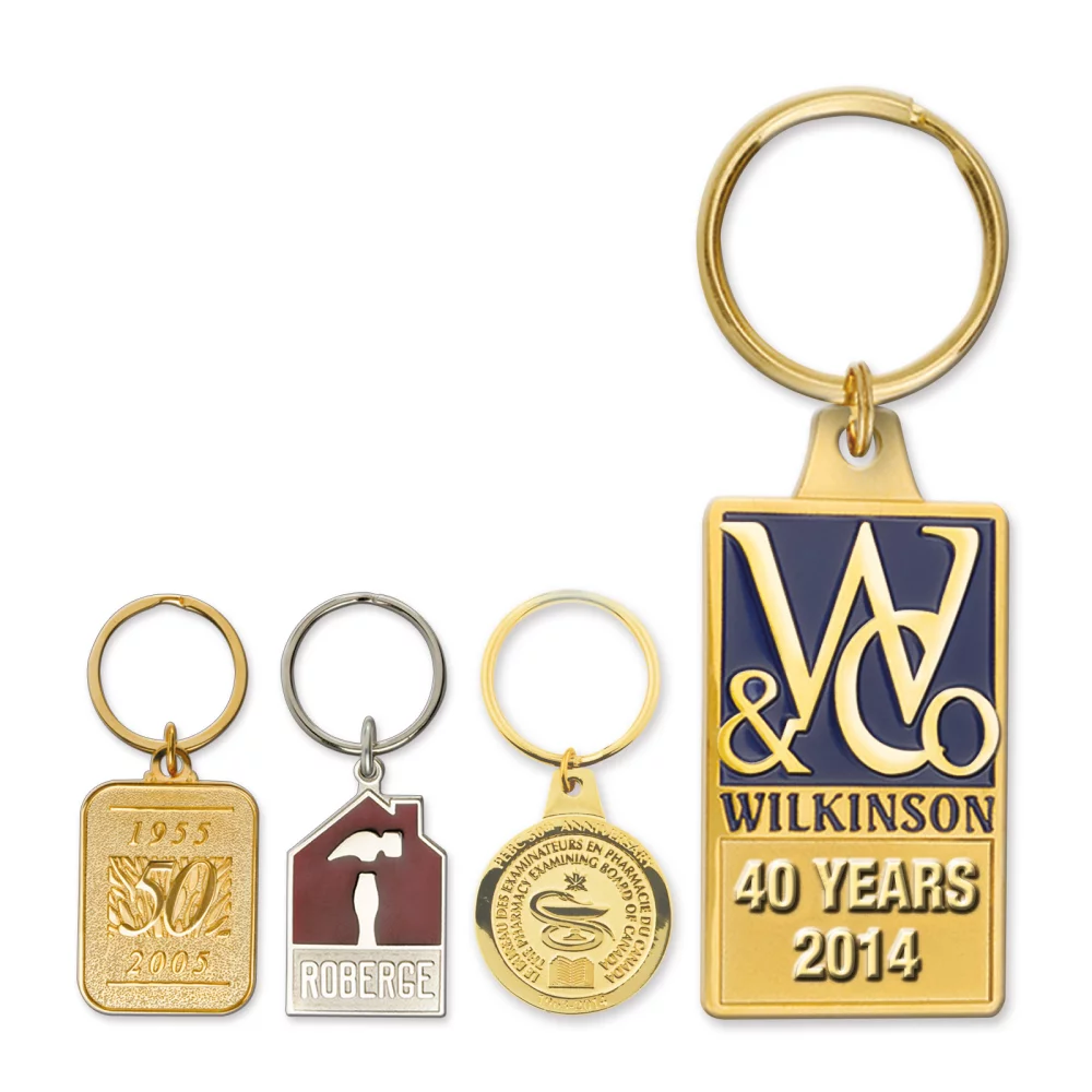 Porte-clés personnalisé frappé à la presse (Importation)