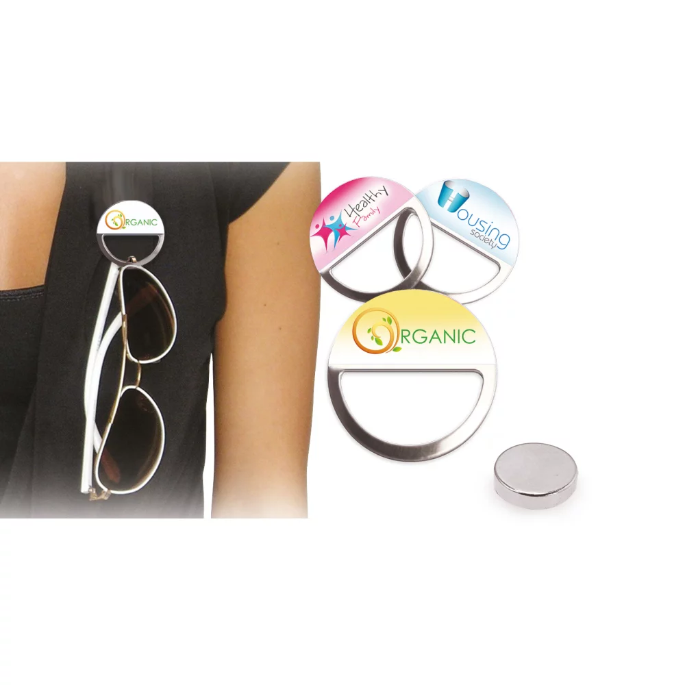 Épingle magnétique pour porte-lunettes