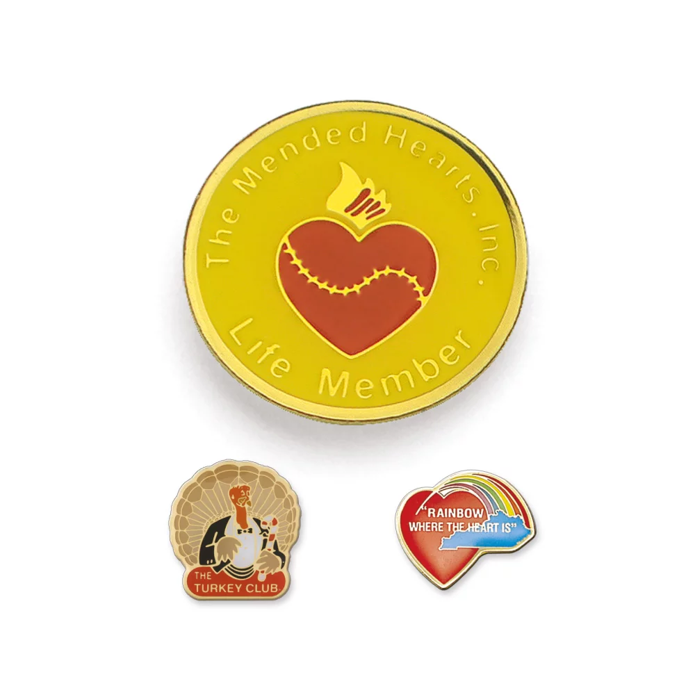 Épingles de revers gravées (1½")