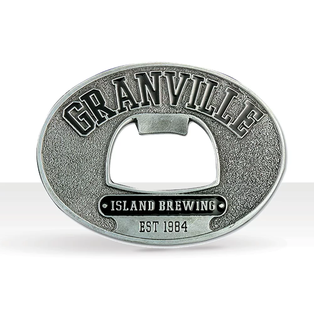 Custom Shape Belt Buckle Bottle Openers (2 x 3 in)