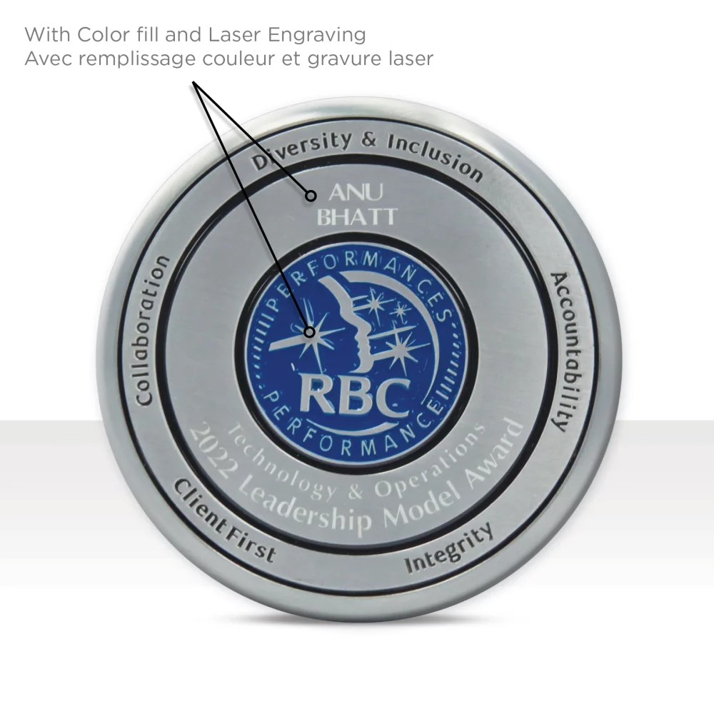 Sous-verre en métal de forme personnalisée