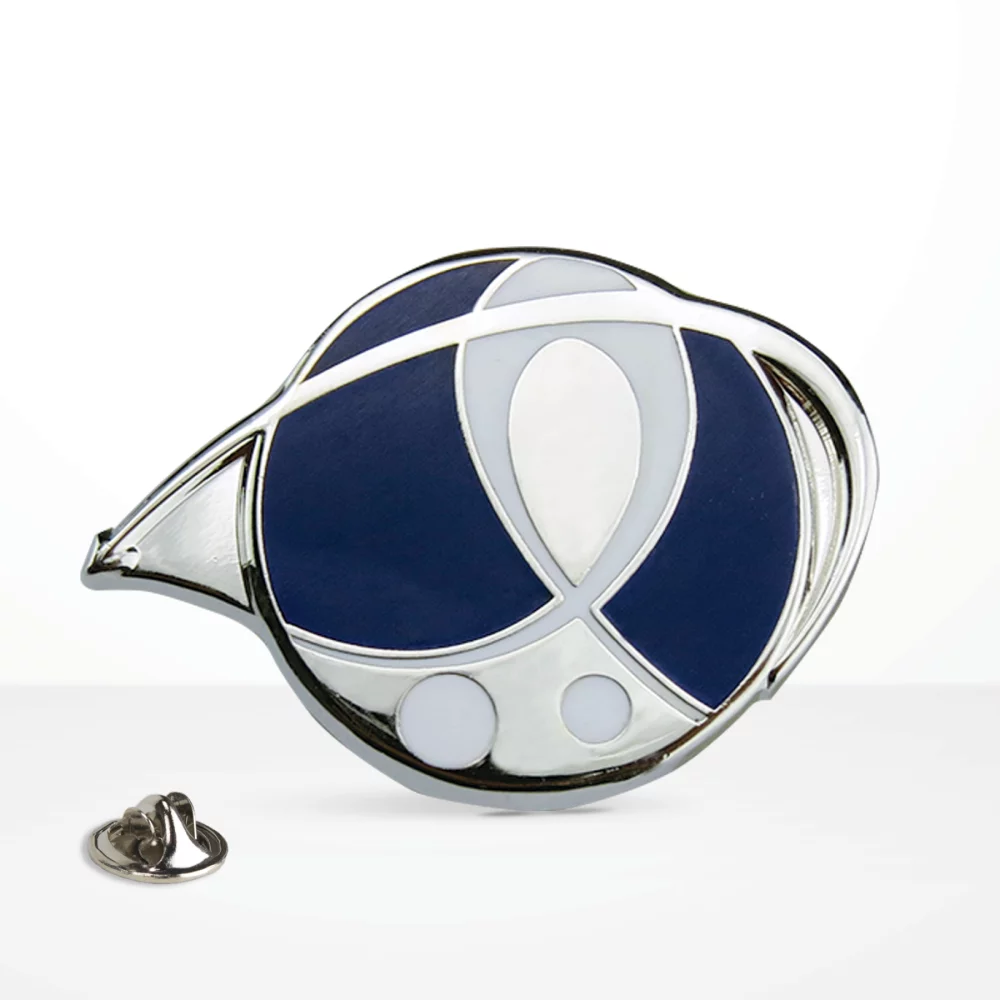 Épinglettes en émail dur (jusqu'à 1¼ pouce)