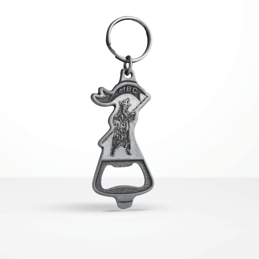 Ouvre-bouteille et ouvre-canette 2 en 1 personnalisé avec porte-clés