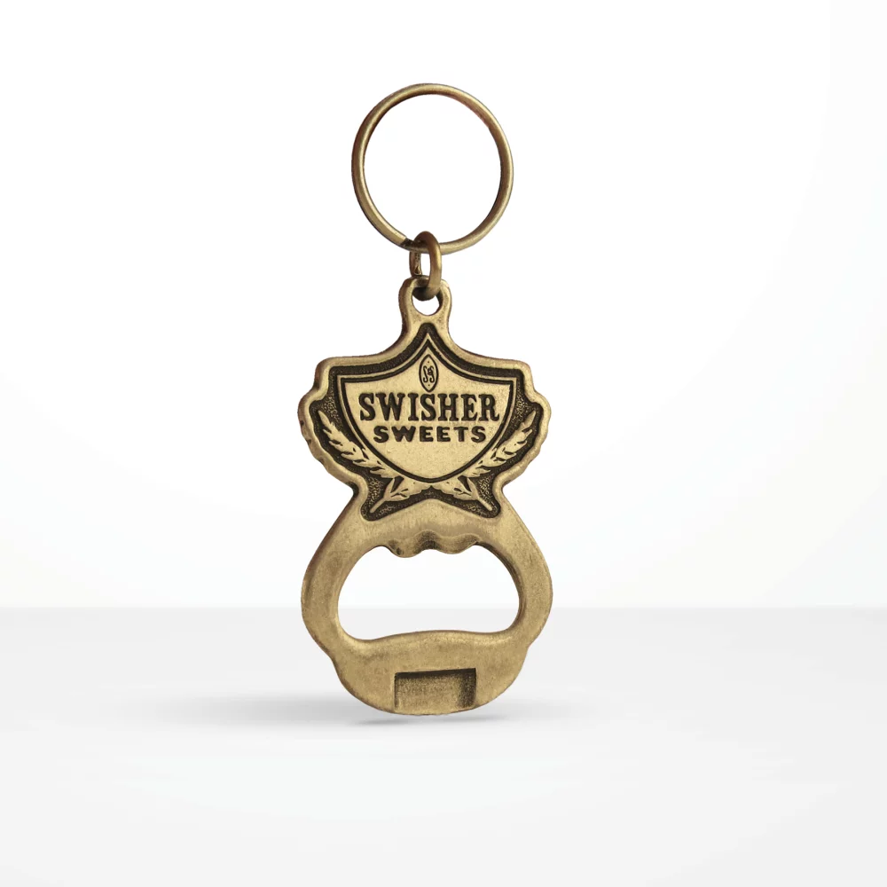 Ouvre-bouteille et ouvre-canette 2 en 1 personnalisé avec porte-clés