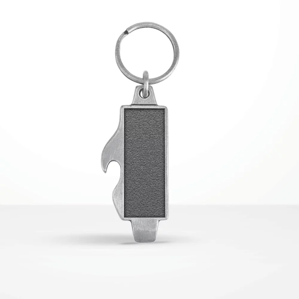 Custom 2 in 1 Can and Bottle Key Chain Opener (Classic)