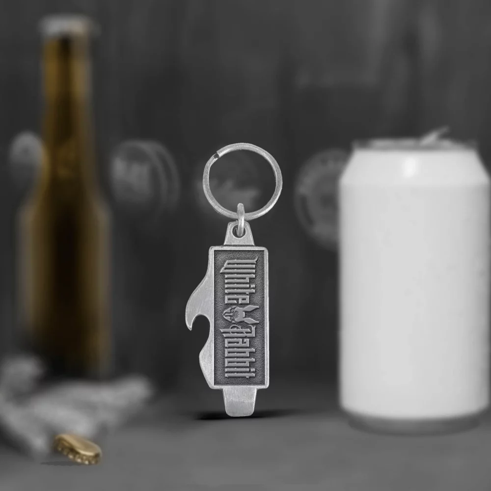 Custom 2 in 1 Can and Bottle Key Chain Opener (Classic)
