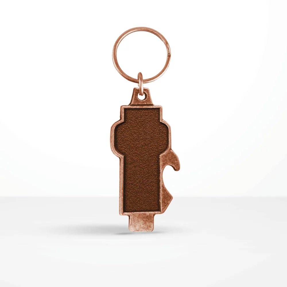 Custom 2 in 1 Can and Bottle Key Chain Opener (Econo)