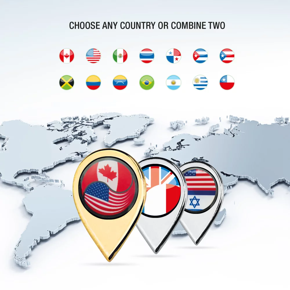 Épingles de drapeau