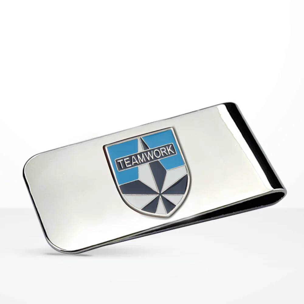 Money Clip with Classic Lapel Pin (Up to 0.75 in)