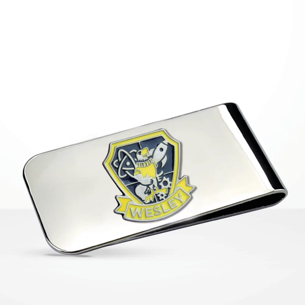 Money Clip with Classic Lapel Pin (Up to 0.75 in)
