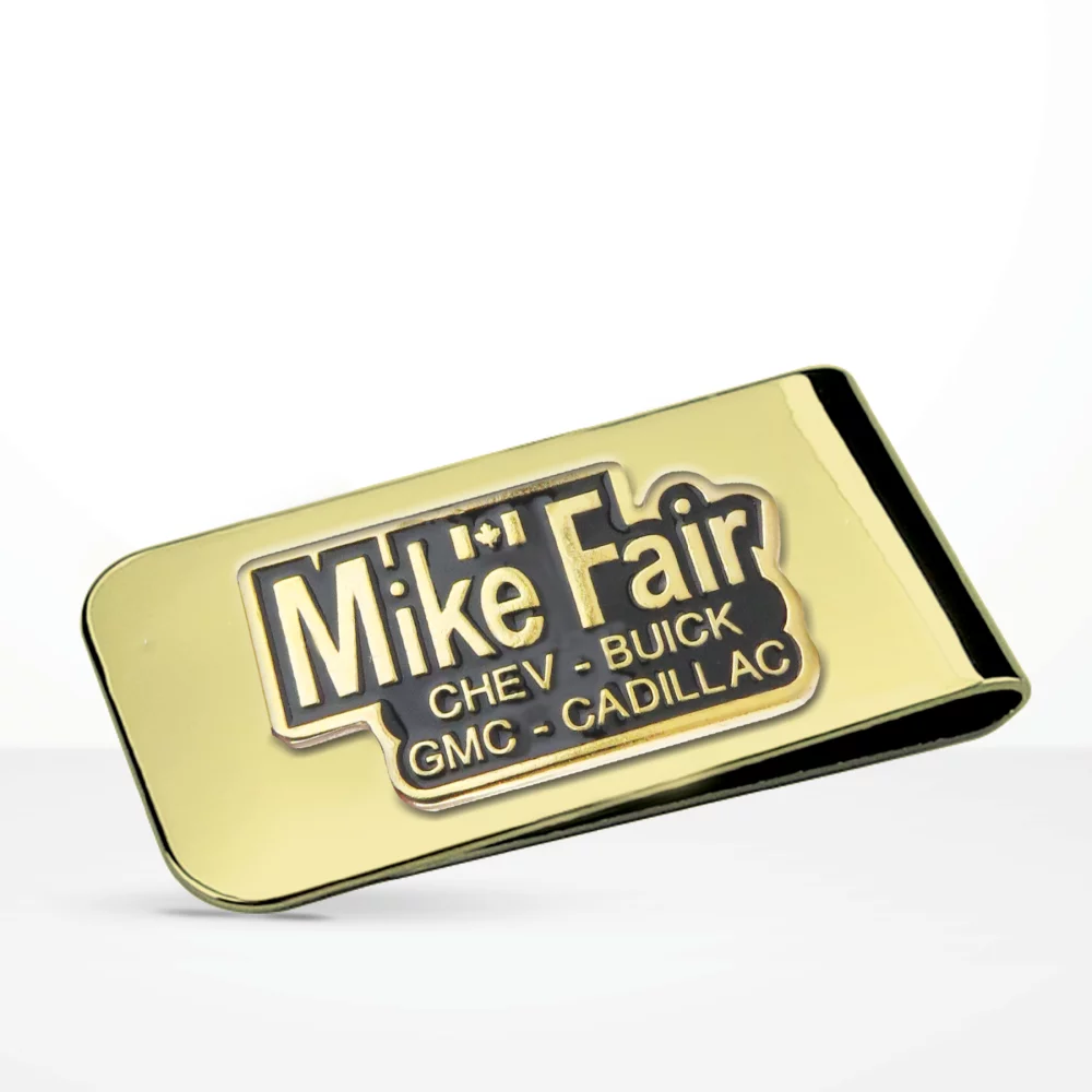 Money Clip with Soft Enamel Lapel Pin (Up to 1.25 in)
